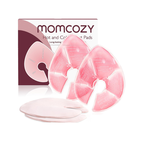 Momcozy Hot and Cold Breast Therapy Pads 2pcs Pack Soothing Relief for Moms