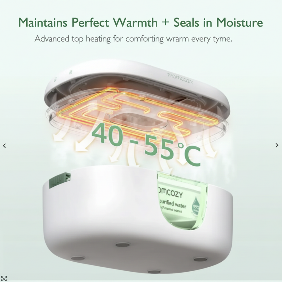 Momcozy Baby Wipe Warmer UAE | Fast Heating Wipes Dispenser