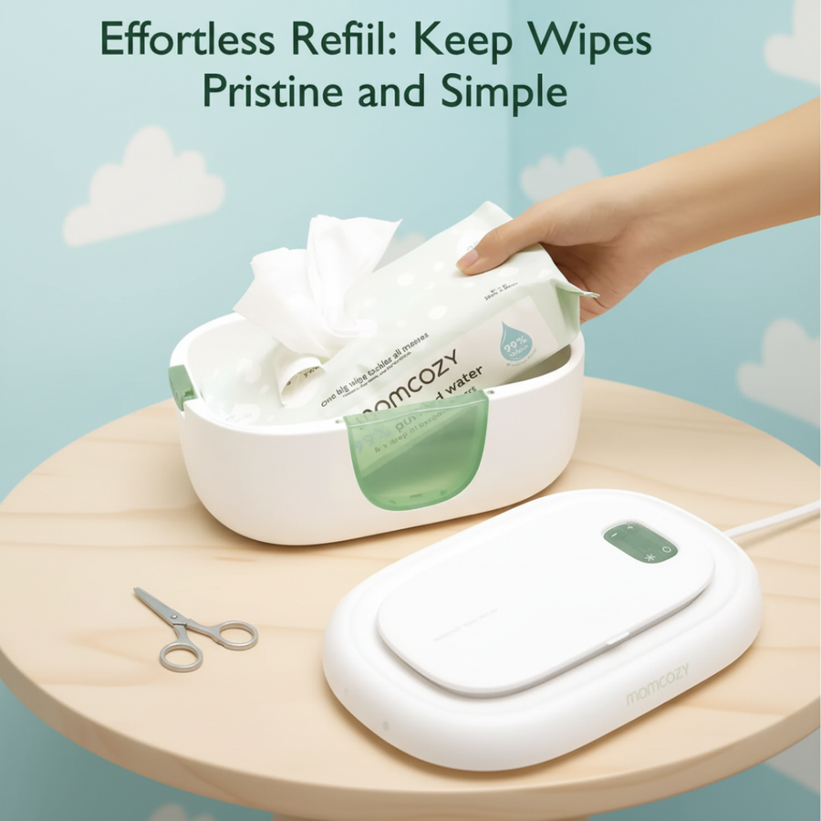 Momcozy Baby Wipe Warmer UAE | Fast Heating Wipes Dispenser
