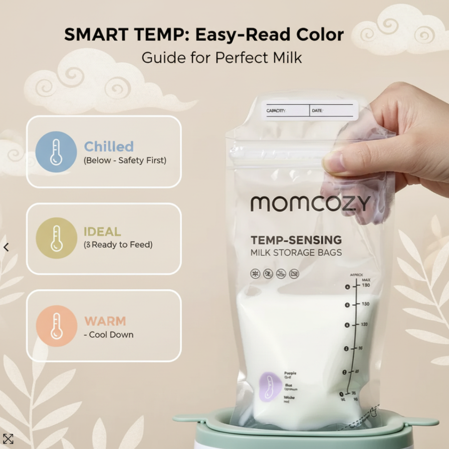 Momcozy 50 pcs Breastmilk Storage Bags