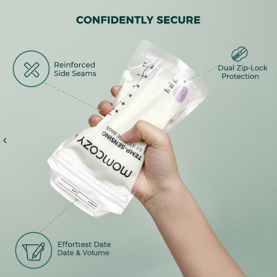 Momcozy 50 pcs Breastmilk Storage Bags