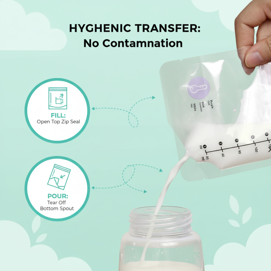 Momcozy 50 pcs Breastmilk Storage Bags