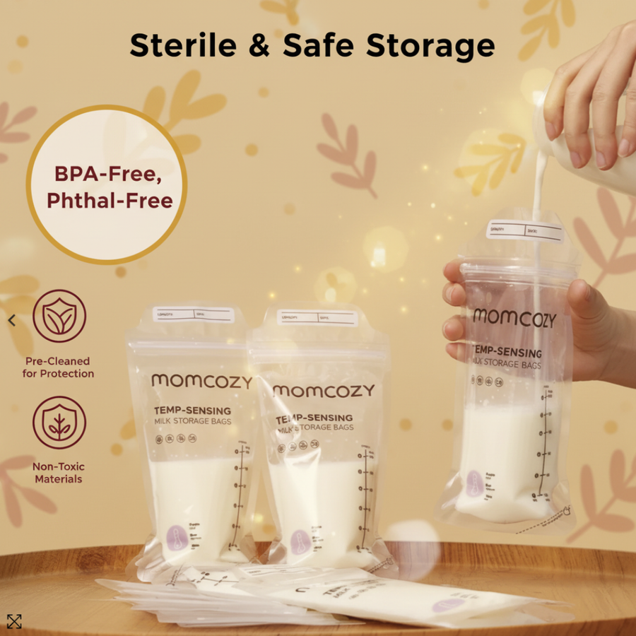 Momcozy 50 pcs Breastmilk Storage Bags