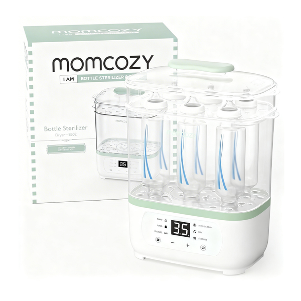 Momcozy Bottle Sterilizer and Dryer,8-in-1 Electric Steam Sterilizer