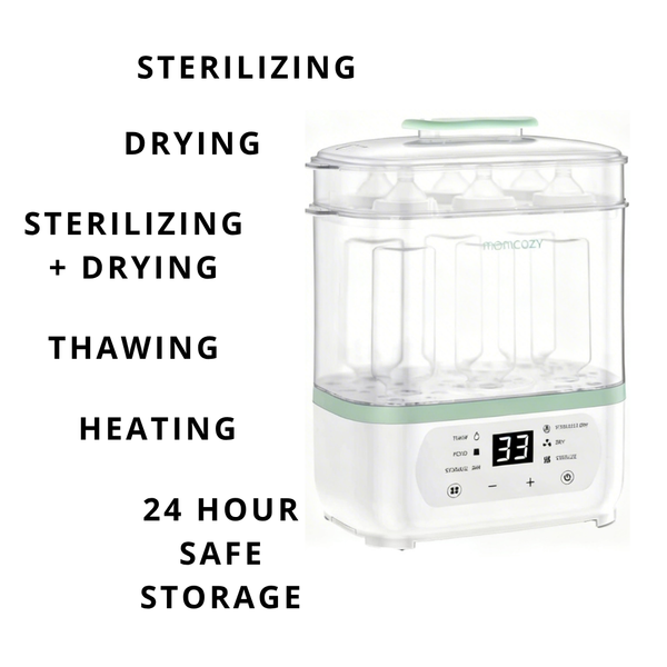 Momcozy Bottle Sterilizer and Dryer,8-in-1 Electric Steam Sterilizer