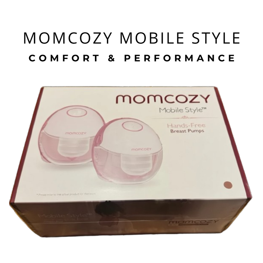 Momcozy M6 Double Wearable Mobile Style Hands-Free Breast Pump Maroon