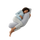Momcozy J Shaped Pregnancy Pillow Full Body Maternity Support Pillow