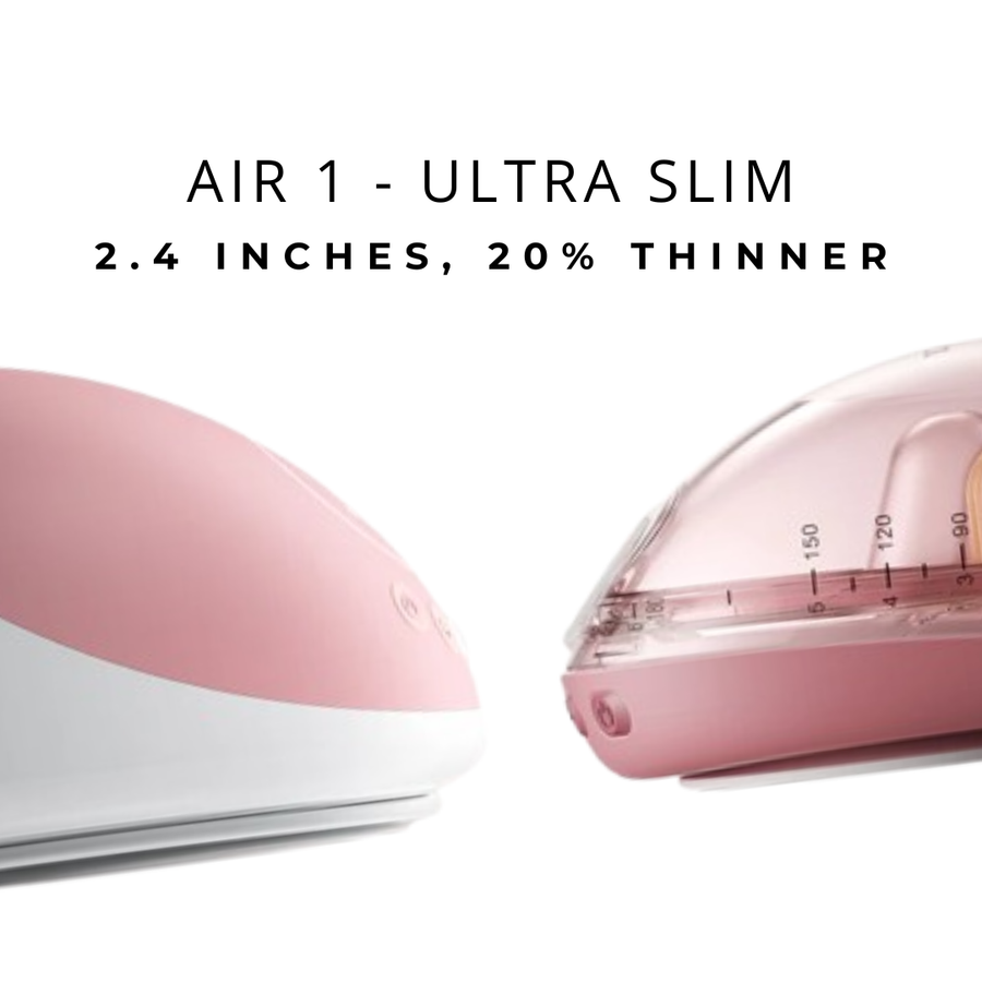 Momcozy Air 1 Double Ultra-Slim Hands-Free Smart Breast Pump Cozy Red