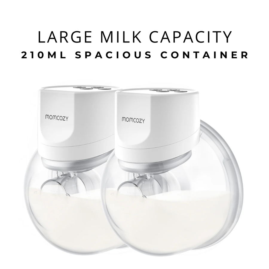 Momcozy S12 Pro Double Wearable Breast Pump Adjustable Suction 3 Modes White