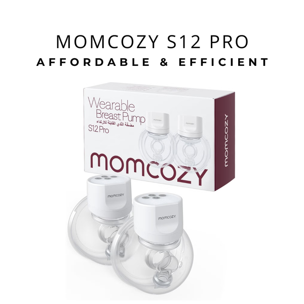 Momcozy S12 Pro Double Wearable Breast Pump Adjustable Suction 3 Modes White