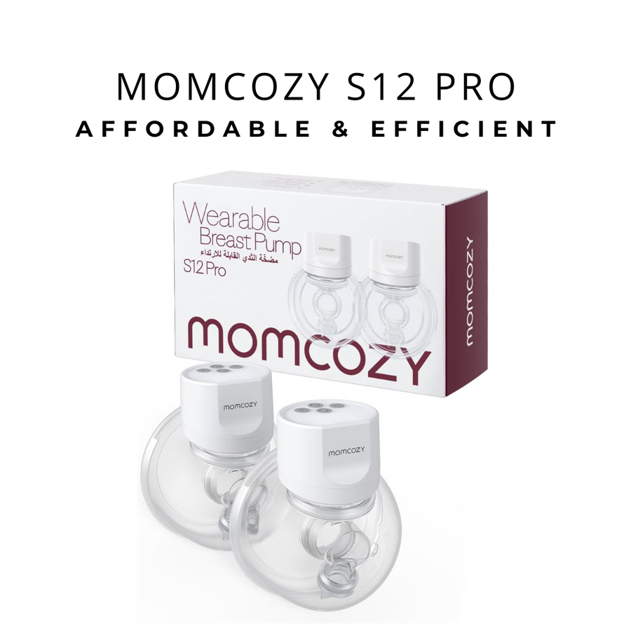 Momcozy S12 Pro Double Wearable Breast Pump Adjustable Suction 3 Modes White