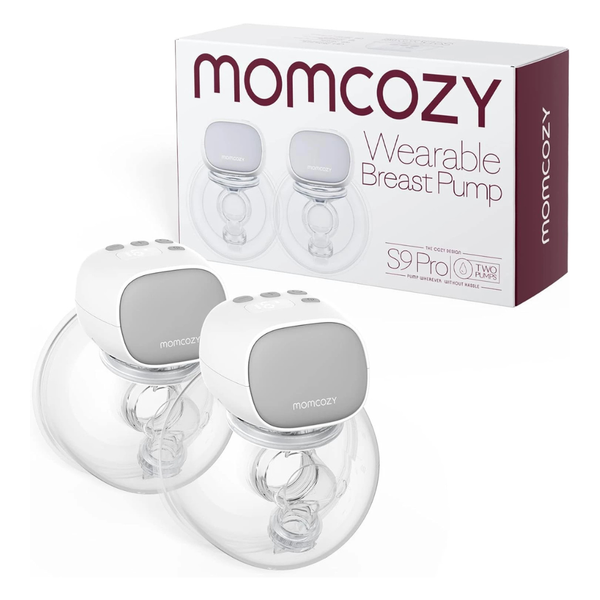 Momcozy S9 Pro Double Updated Wearable Breast Pump Hands-Free Smart White