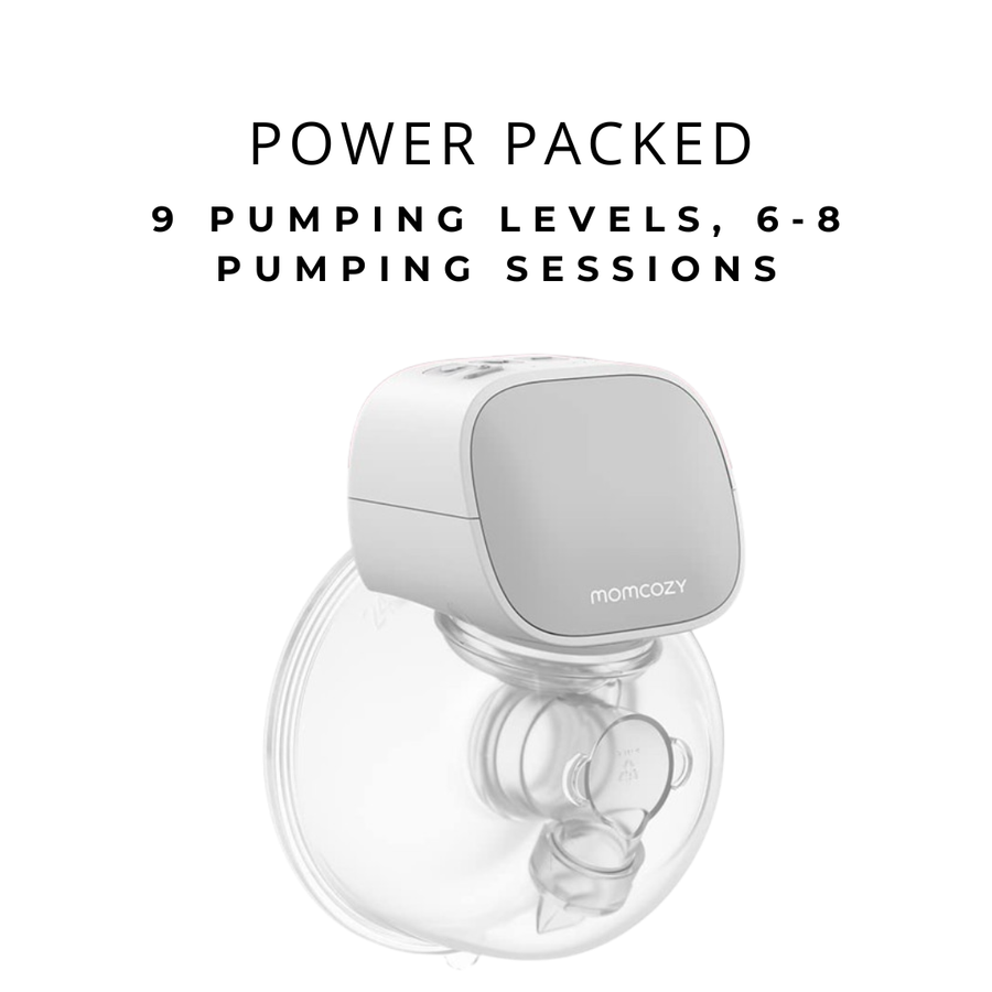 Momcozy S9 Pro Double Updated Wearable Breast Pump Hands-Free Smart White