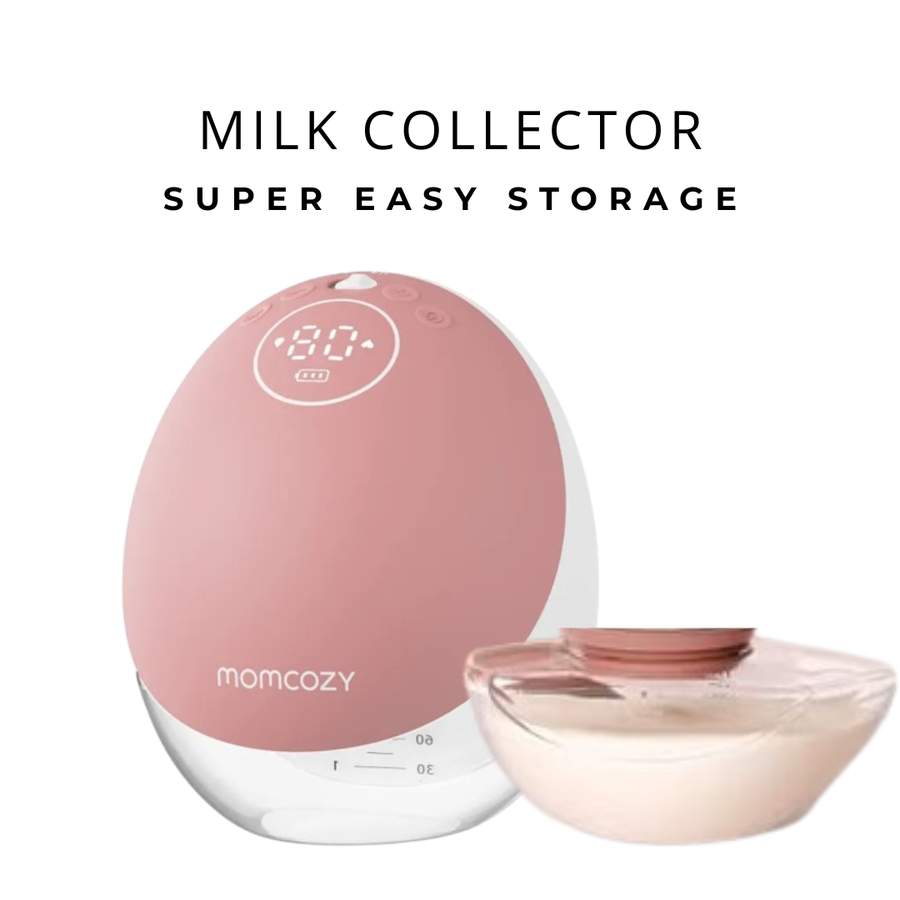 Momcozy M9 Single Mobile Flow Hands-Free Breast Pump Maroon