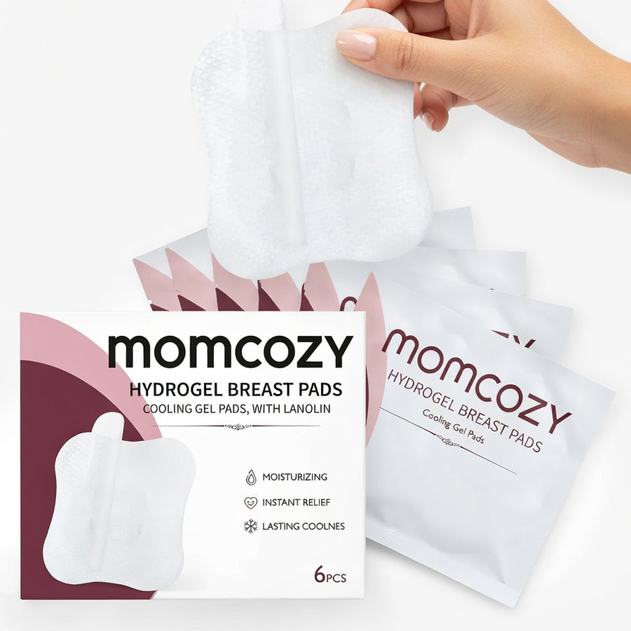 Momcozy 6 Pcs Hydrogel Pads with Soothing Lanolin