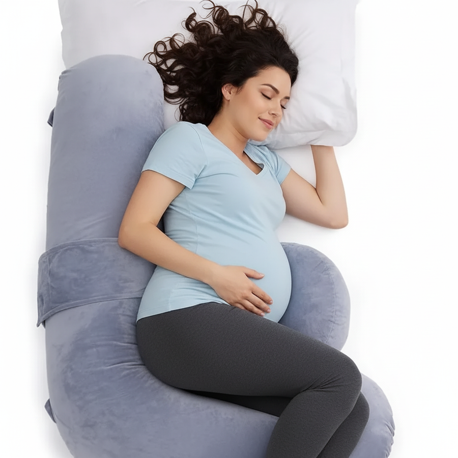Momcozy F Shaped Pillow Adjustable Maternity Support during Pregnancy