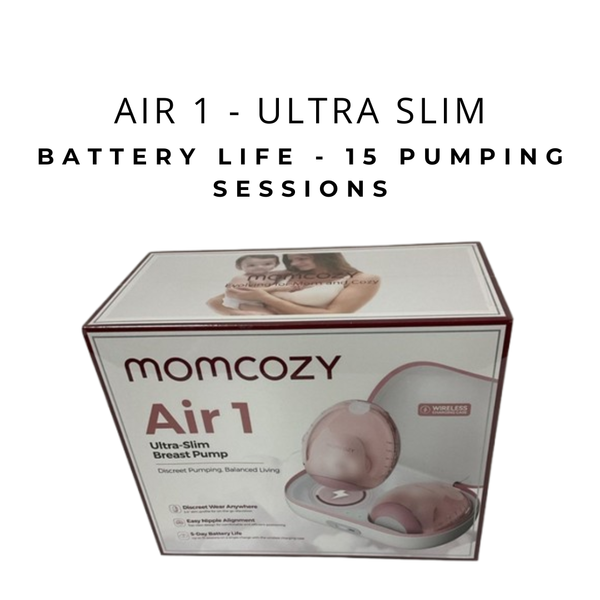 Momcozy Air 1 Double Ultra-Slim Hands-Free Smart Breast Pump Cozy Red