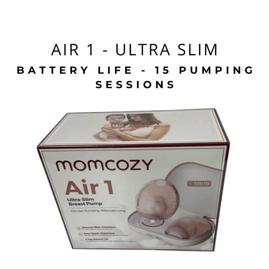 Momcozy Air 1 Double Ultra-Slim Hands-Free Smart Breast Pump Cozy Red