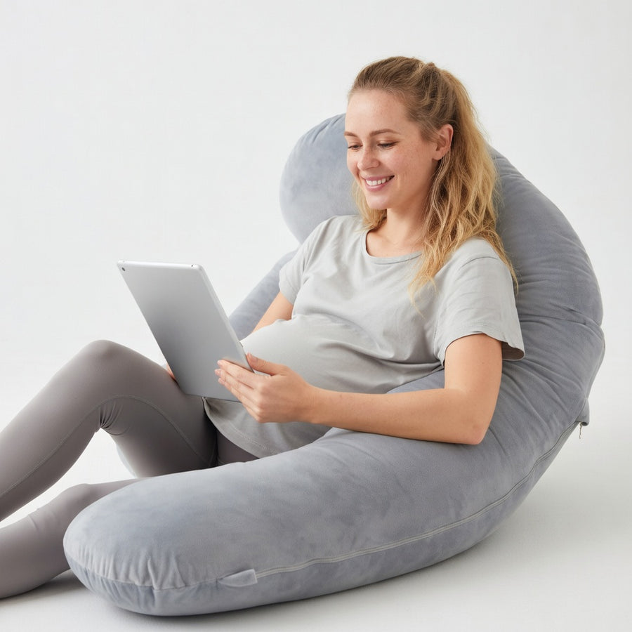 Momcozy F Shaped Pillow Adjustable Maternity Support during Pregnancy