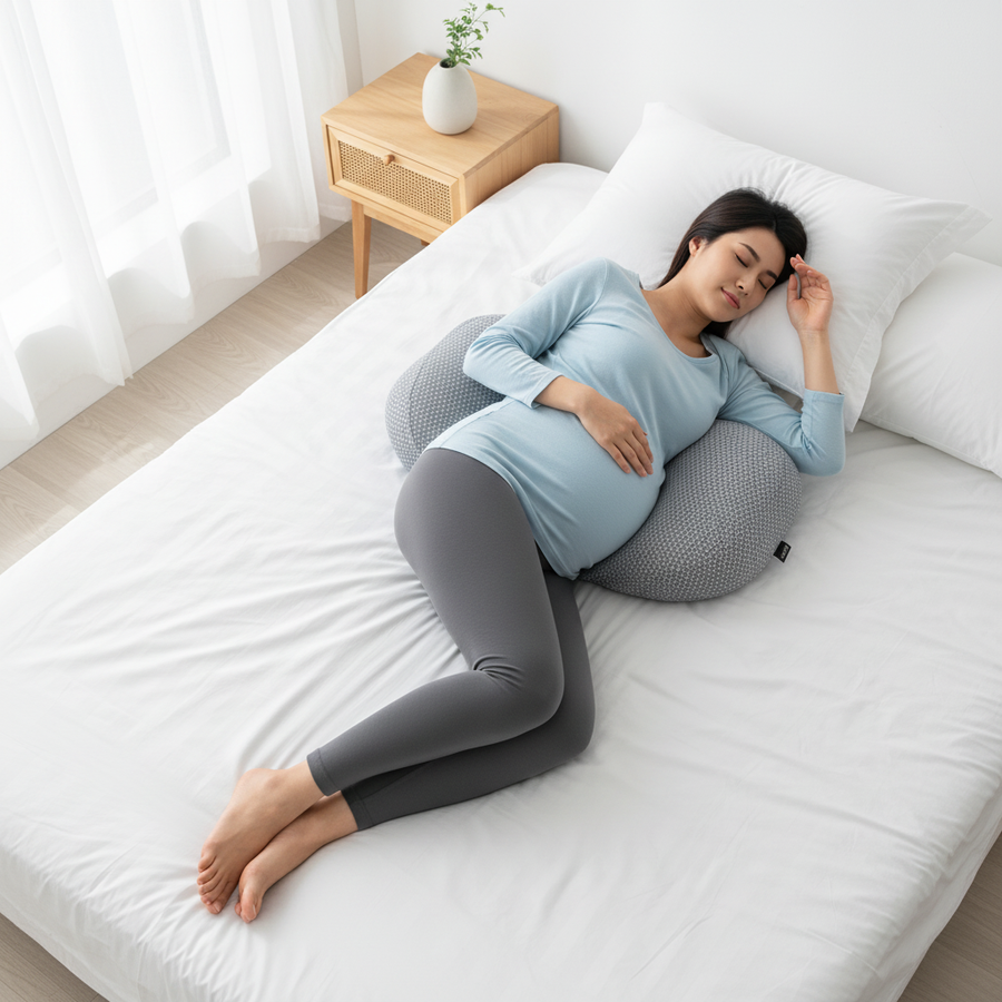 Momcozy Portable Pregnancy Pillow for Maternity Support UAE
