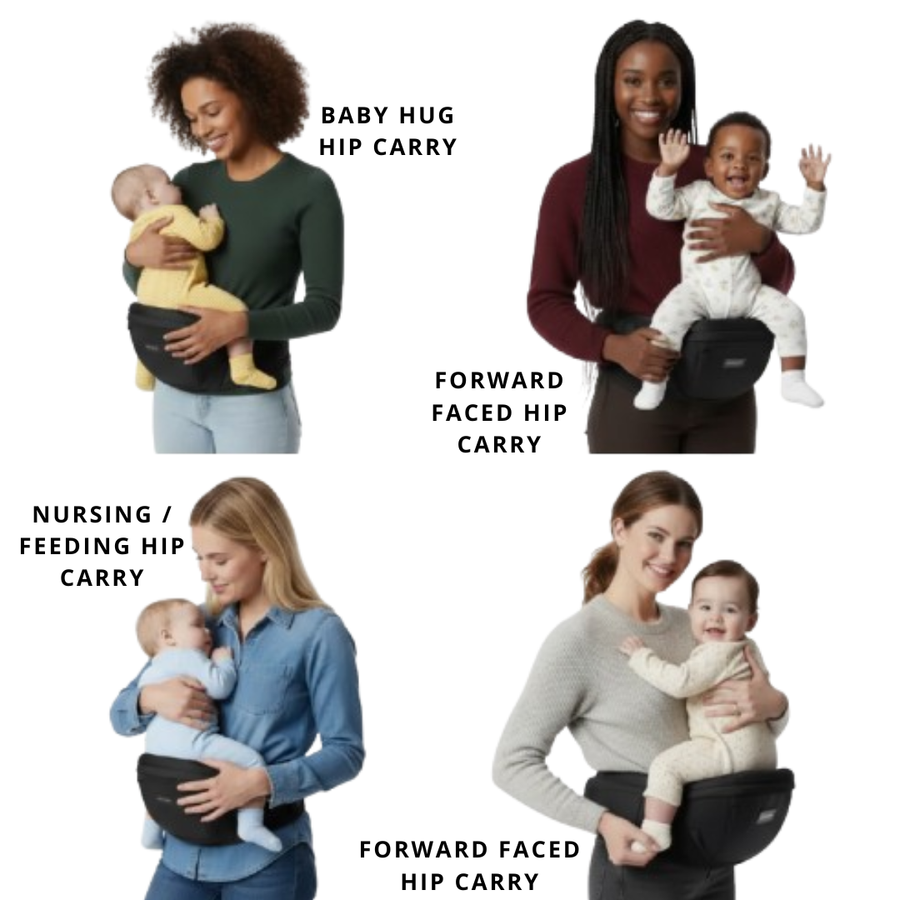 Momcozy Baby Hip Seat Carrier Ergonomic Support for Mothers Fathers & Babies