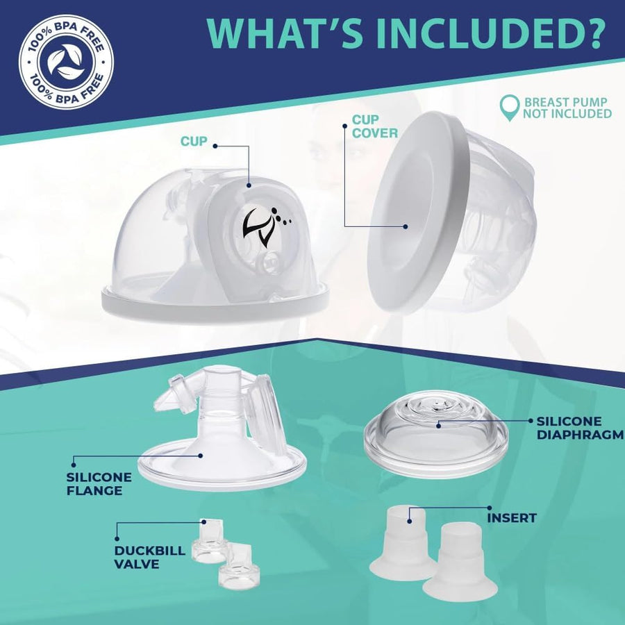 BabyBuddha Pump Cups 2 Pack 