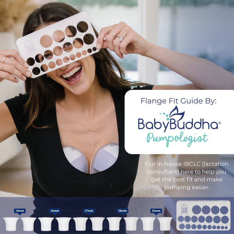 BabyBuddha Wearable Breast Pump Hands-Free Quiet Compact Discrete Purple
