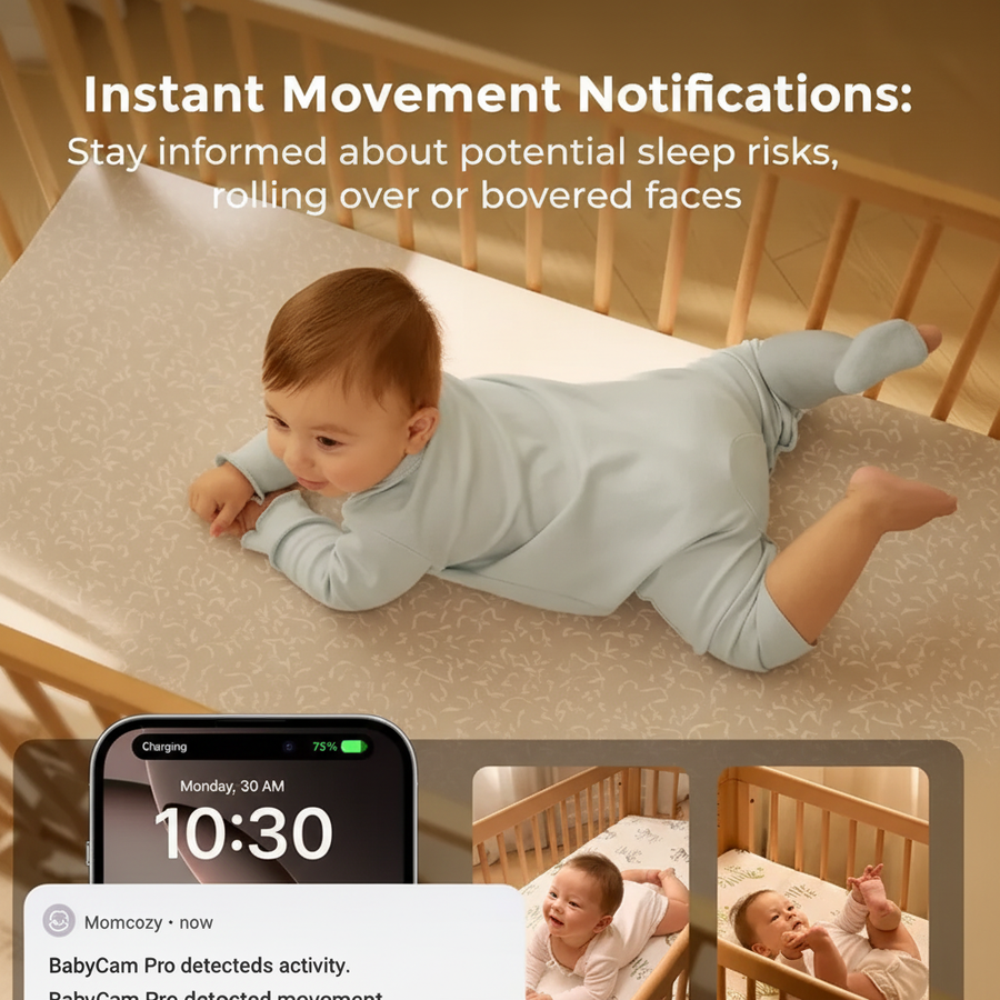 Momcozy Smart Baby Monitor 2 with WiFi Model BM04