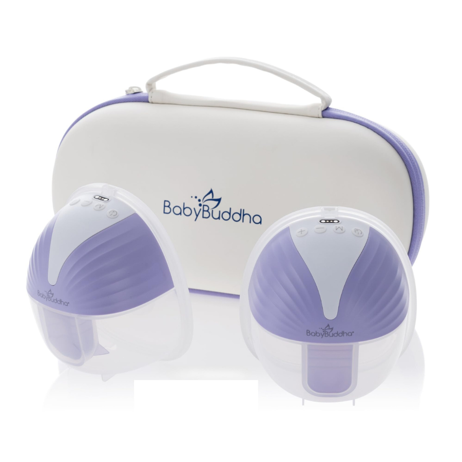 BabyBuddha Wearable Breast Pump Hands-Free Quiet Compact Discrete Purple