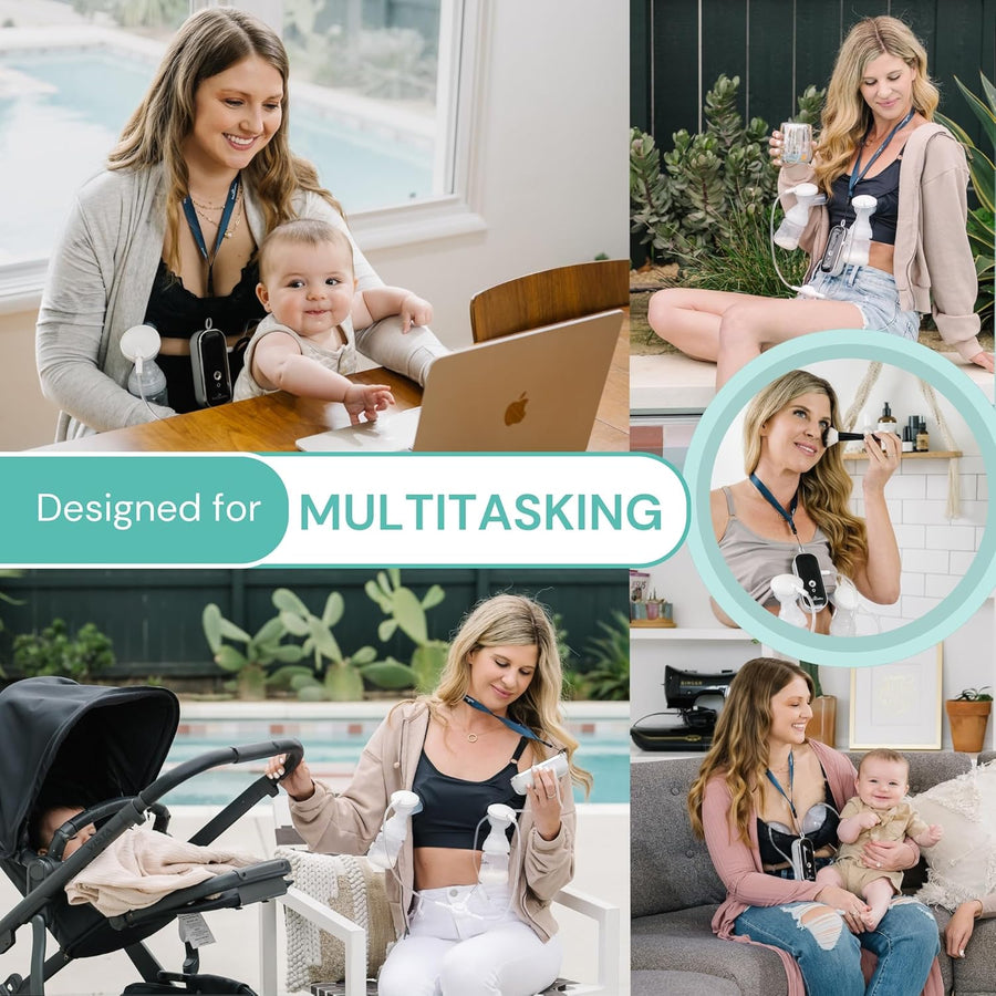 BabyBuddha 2.0 Double Portable Powerful Compact Breast Pump White