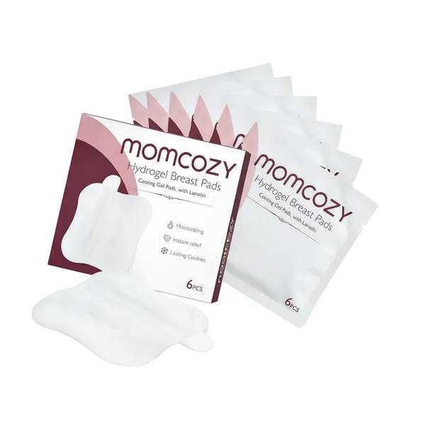 Momcozy 6 Pcs Hydrogel Pads with Soothing Lanolin