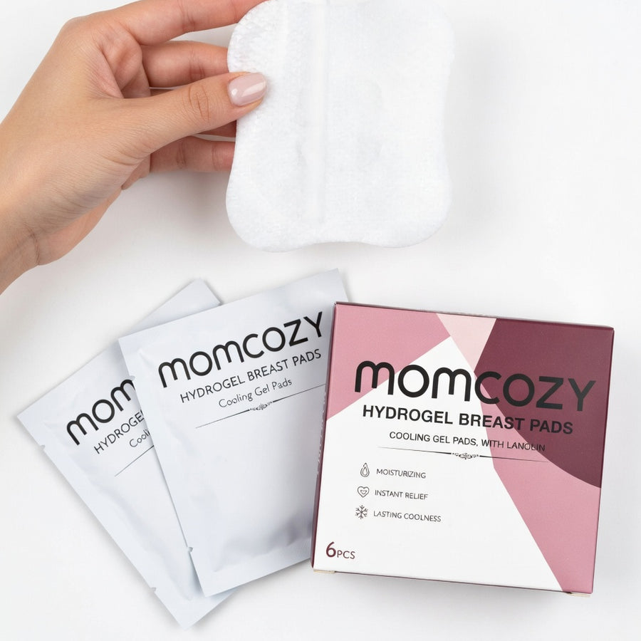 Momcozy 6 Pcs Hydrogel Pads with Soothing Lanolin
