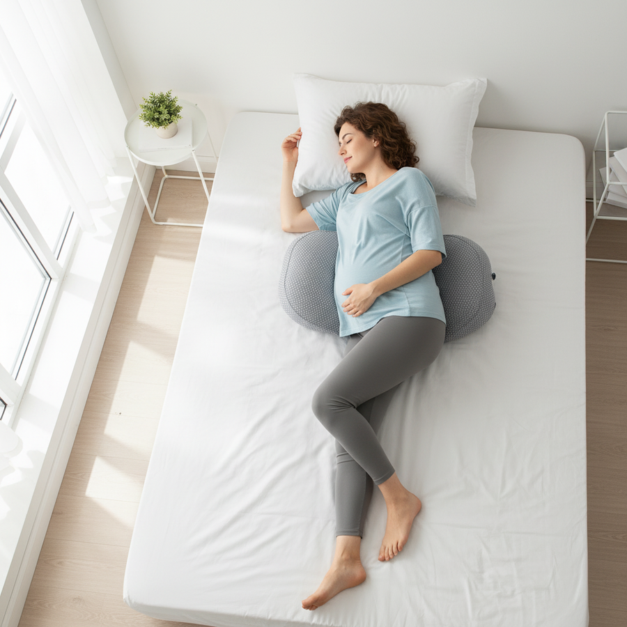 Momcozy Portable Pregnancy Pillow for Maternity Support UAE